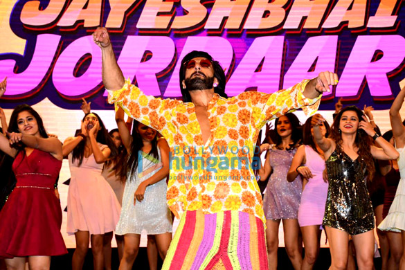Photos: Ranveer Singh snapped at the launch of the track ‘Firecracker’ from the film Jayeshbhai Jordaar