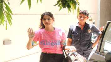 Photos: Rhea Chakraborty spotted at a gym in Khar