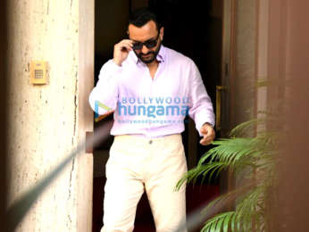 Photos: Saif Ali Khan snapped sporting a suave look in Bandra
