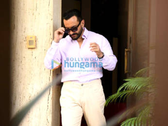 Photos: Saif Ali Khan snapped sporting a suave look in Bandra
