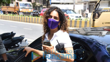 Photos: Sanya Malhotra snapped in Santacruz