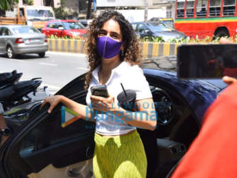 Photos: Sanya Malhotra snapped in Santacruz