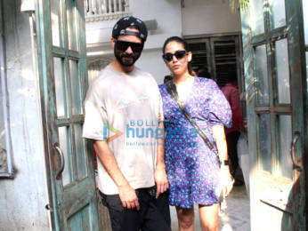 Photos: Shahid Kapoor and Mira Kapoor spotted at Joshi house in Bandra