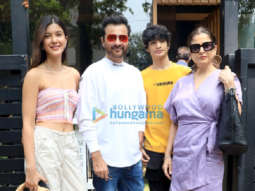 Photos: Shanaya Kapoor and her family snapped at Mizu in Bandra