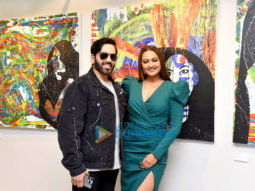Photos: Sonakshi Sinha displays her artwork at the House of Creativity inaugural show