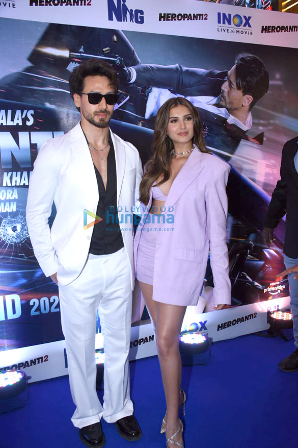 Photos: Tiger Shroff and Tara Sutaria grace the song launch of ‘Miss Hairan’ from their film ‘Heropanti 2’ Photos: Tiger Shroff and Tara Sutaria grace the song launch of ‘Miss Hairan’ from their film ‘Heropanti 2’
