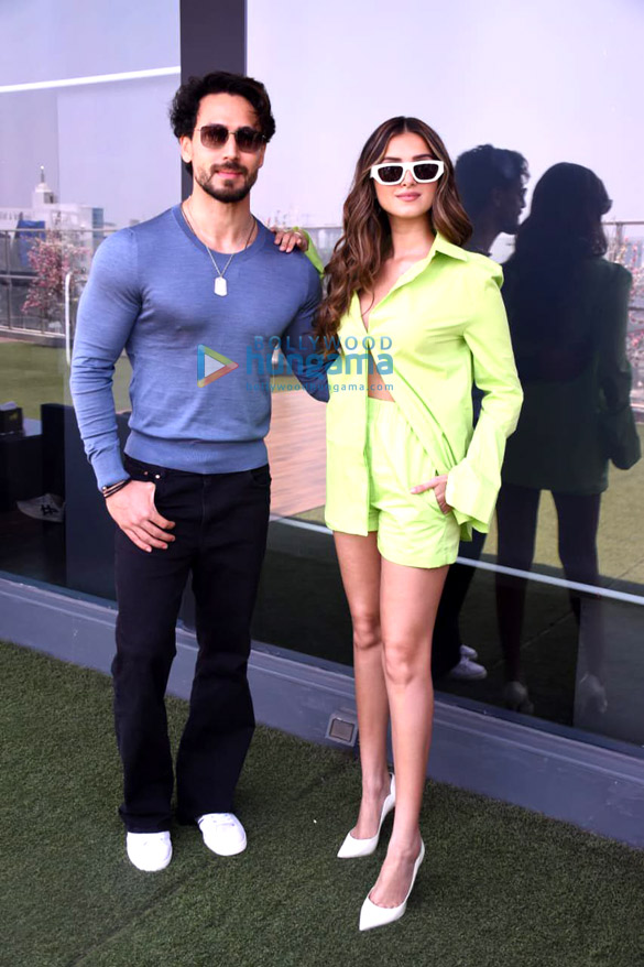 Photos: Tiger Shroff and Tara Sutaria snapped during the promotions of Heropanti 2