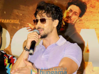 Photos: Tiger Shroff grooves with his fans at the launch of the song Whistle Baja 2.0 at Gaiety Galaxy in Bandra