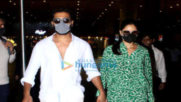 Photos: Vicky Kaushal and Katrina Kaif snapped at the airport