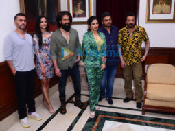 Photos: Yash, Sanjay Dutt, Raveena Tandon, Srinidhi Shetty and Ritesh Sidhwani promote K.G.F – Chapter 2 in Delhi