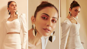 Rakul Preet Singh amps up the hotness quotient in all white ensemble worth Rs. 8,600 for Runway 34 promotions