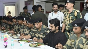 Ram Charan meets BSF Jawans in Amritsar; RRR chef cooks for soldiers