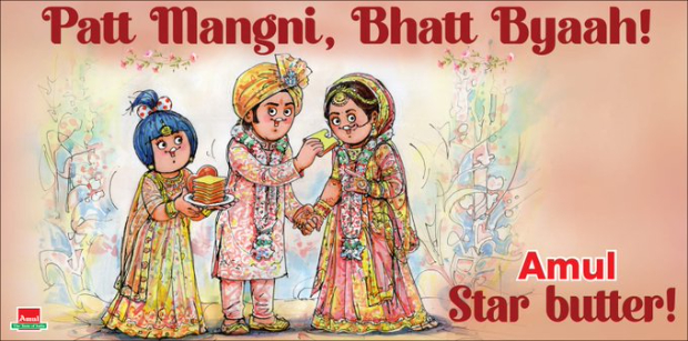 Ranbir Kapoor-Alia Bhatt Wedding: Amul congratulates newlyweds with new topical – ‘Patt Mangni, Bhatt Byaah’