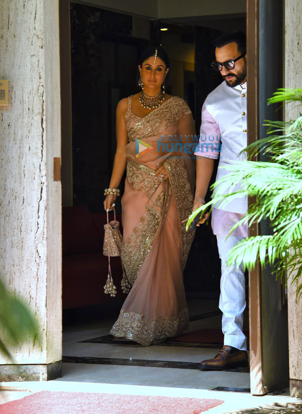 Ranbir Kapoor-Alia Bhatt Wedding: Kareena Kapoor Khan and Saif Ali Khan make a royal couple for marriage ceremony 
