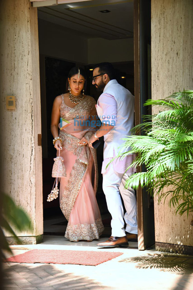 Ranbir Kapoor-Alia Bhatt Wedding: Kareena Kapoor Khan and Saif Ali Khan make a royal couple for marriage ceremony 