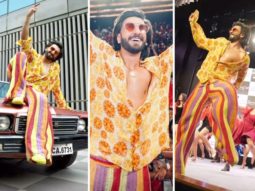 Ranveer Singh emanates retro vibes in multi-coloured crochet pants with flowery patterned shirt for ‘Firecracker’ song launch from Jayeshbhai Jordaar