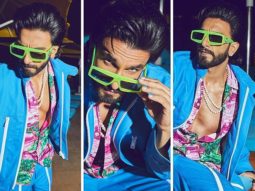Ranveer Singh makes a splash exuding ‘daddy energy’ in blue tracksuit and floral shirt paired with neon sunglasses