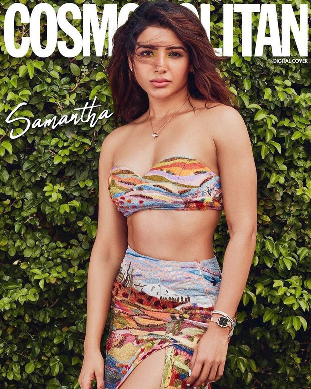 Samantha Ruth Prabhu sets the mercury soaring in bralette and thigh-high slit skirt worth Rs. 1.54 lakh on the cover of Cosmopolitan India Samantha Ruth Prabhu sets the mercury soaring in bralette and thigh-high slit skirt worth Rs. 1.54 lakh on the cover of Cosmopolitan India