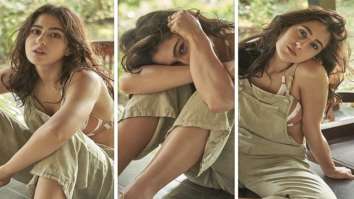 Sara Ali Khan portrays various ‘moods of Mowgli’ in sap green dungaree and ochre bralette