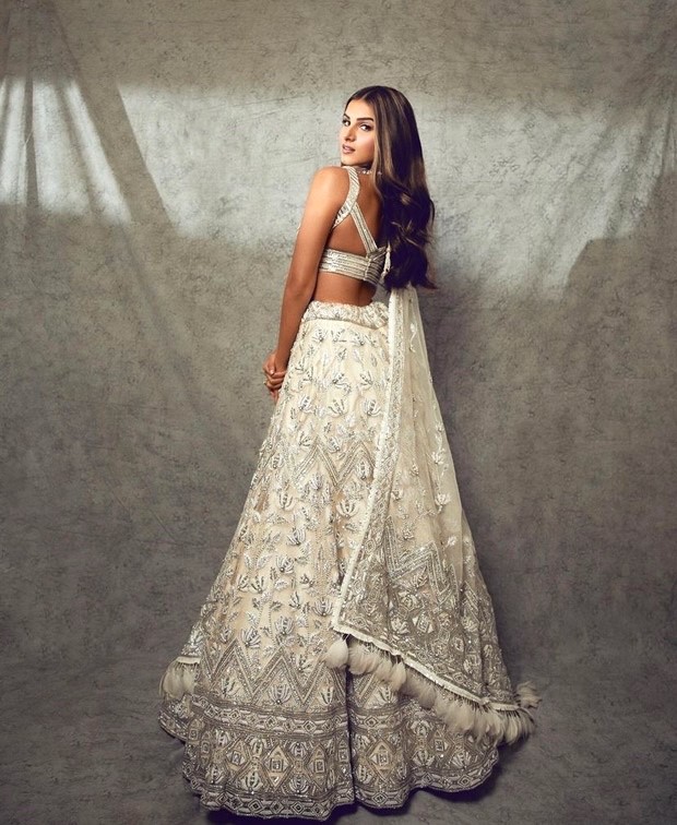 Tara Sutaria makes a divine statement in an ivory Manish Malhotra lehenga for Heropanti 2 promotions on India's Got Talent finale