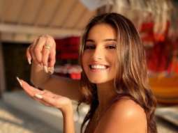 Tara Sutaria sizzles in tiger print monokini worth Rs. 9,598 during her Maldives trip with Aadar Jain; introduces her tiny new ‘bff’