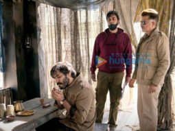 On the set of the movie Thar