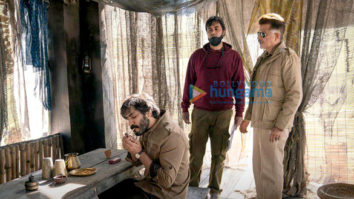 On the set of the movie Thar