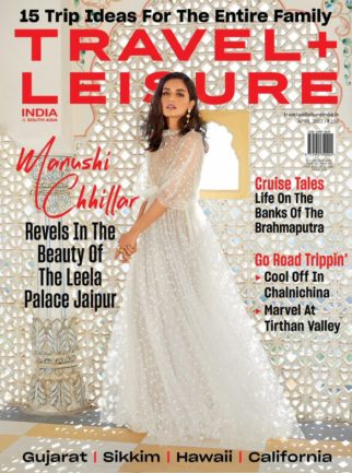 Manushi Chhillar On The Covers Of Travel + Leisure India