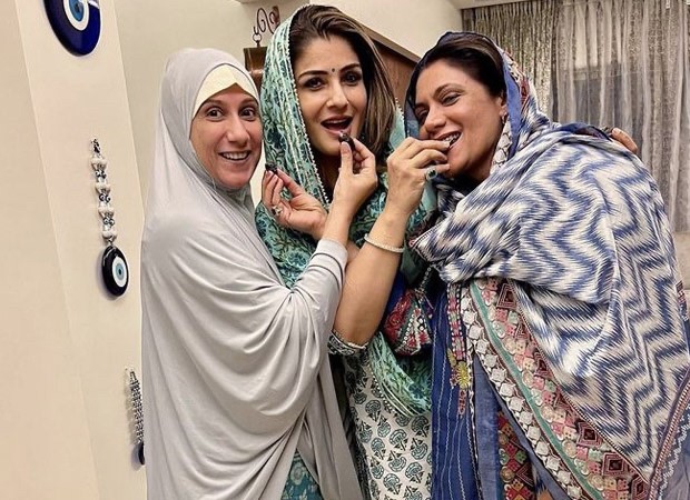"We are breaking our Monday Shiv fast and Roza together," Raveena Tandon