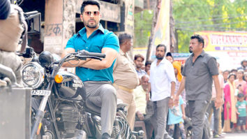 Varun Dhawan unveils first look of Bawaal; drives a Royal Enfield bike in Kanpur