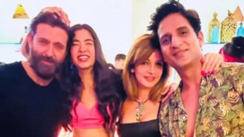 Netizens are surprised and confused as Hrithik Roshan, Saba Azad, Sussanne Khan, and Arslan Goni party together; says, “feeling dizzy watching this”