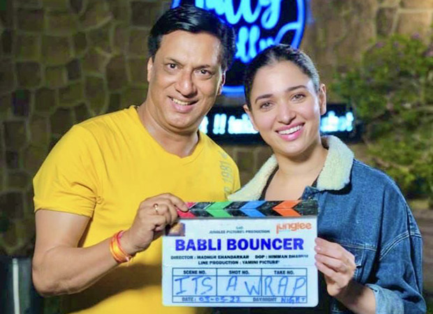 Babli Bouncer: Tamannaah Bhatia and Madhur Bhandarkar announce the wrap of their film