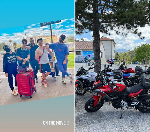 Shahid Kapoor, Ishaan Khattar and Kunal Khemmu enjoy the sunshine on their Euro bike trip
