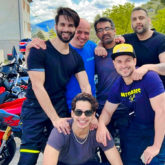 Shahid Kapoor, Ishaan Khattar and Kunal Khemmu enjoy the sunshine on their Euro bike trip