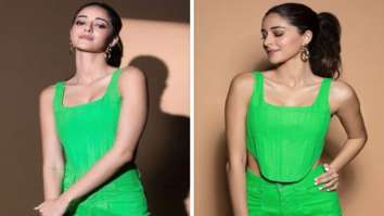 Ananya Panday keeps it vibrant in chic green corset and pants worth Rs. 2.9 lakh
