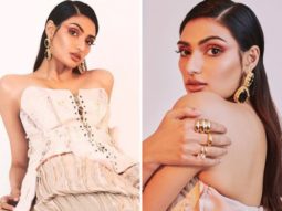 Athiya Shetty looks mesmerising in vintage corset and long pleated trousers in her latest photo-shoot