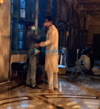 On the Sets of the movie Bhool Bhulaiyaa 2