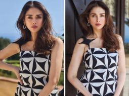 Cannes 2022: Aditi Rao Hydari radiates oomph in black and white geometric co-ord set at the French Riviera