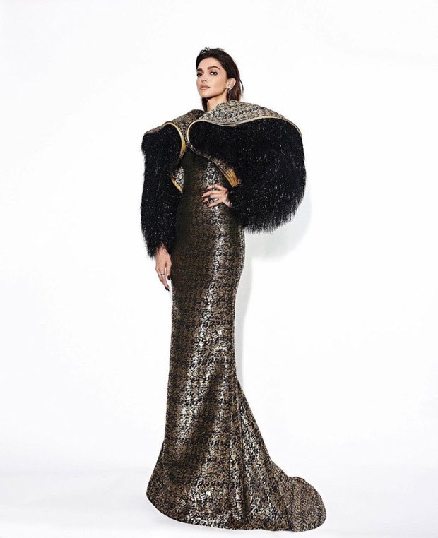 Cannes 2022: Deepika Padukone brings drama and elegance in gold-and-black Louis Vuitton gown for ‘Elvis’ premiere