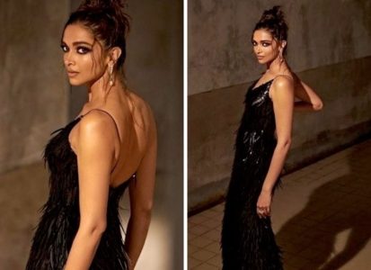 Deepika Padukone walks at the red carpet in a Black Louis Vuitton: Deepika  Padukone walked the red carpet on Day 6 in a black Louis Vuitton creation  by Nicolas Ghesquiere and she