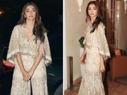 Cannes 2022: Pooja Hegde flaunts her style game in a cream jumpsuit and embellished cropped cape worth Rs. 3.3 lakh