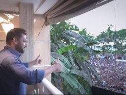 Eid Mubarak: Salman Khan wishes fans gathered outside his home