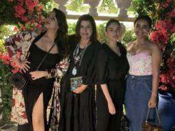 Farah Khan shares a video of Huma Qureshi and Aditi Rao Hydari breaking plates at a restaurant: “Ladies night done correctly”