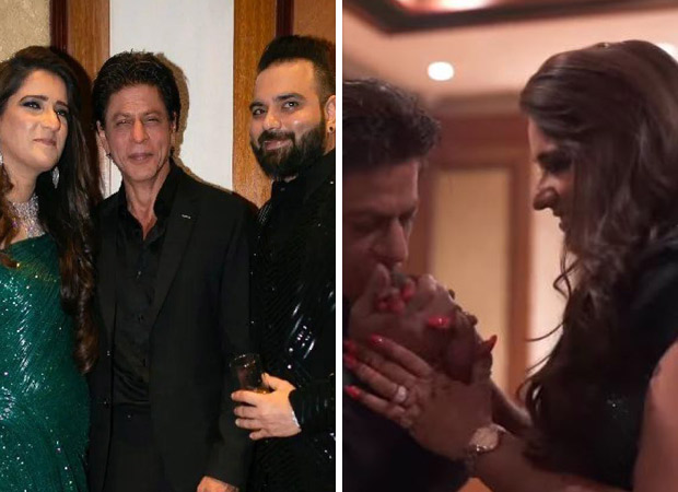 Shah Rukh Khan attends the wedding of his friend Bella Mulchandani; does this sweet gesture for her