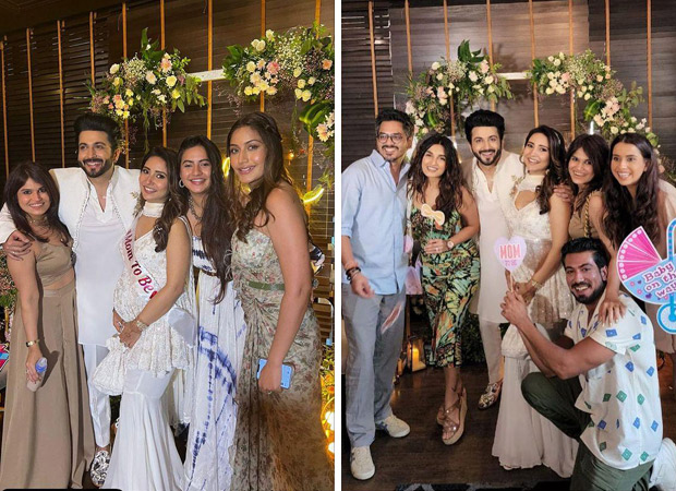 Kundali Bhagya actor Dheeraj Dhoopar and wife Vinny show us why they are the cutest at their white themed baby shower