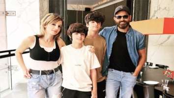 Hrithik Roshan and Sussanne Khan come together for family picture to celebrate Hridaan’s 14th birthday