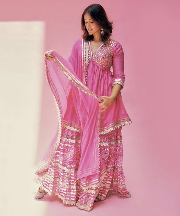 Ileana D’cruz gives style goals in pink sharara set in her latest photo-shoot