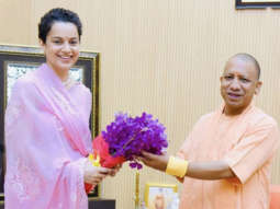 Kangana Ranaut meets Uttar Pradesh Chief Minister Yogi Adityanath at his residence after Dhakaad trailer launch