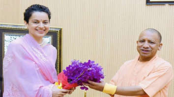 Kangana Ranaut meets Uttar Pradesh Chief Minister Yogi Adityanath at his residence after Dhakaad trailer launch