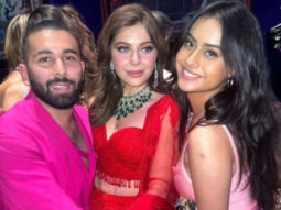 Nysa Devgn makes a gorgeous appearance in a pink bodycon gown for Kanika Kapoor’s wedding reception